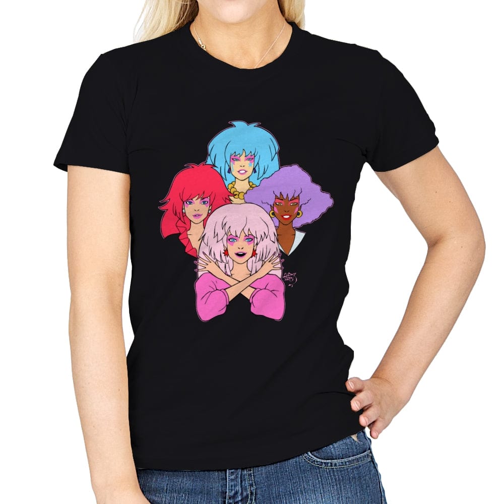 Hologram Rhapsody - Womens T-Shirts RIPT Apparel Small / Black