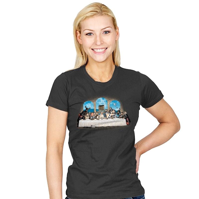 Holy Grail dinner - Womens T-Shirts RIPT Apparel Small / Charcoal
