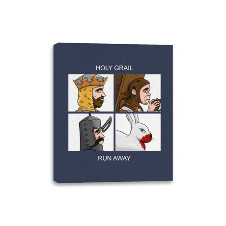 Holy Grail - Run Away - Canvas Wraps Canvas Wraps RIPT Apparel 8x10 / Navy