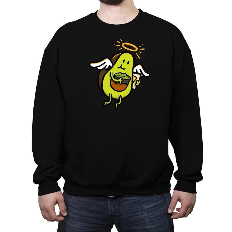 Holy Guacamole - Crew Neck Sweatshirt Crew Neck Sweatshirt RIPT Apparel Small / Black
