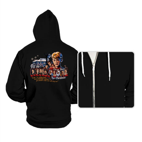 Home Alone for Christmas - Hoodies Hoodies RIPT Apparel Small / Black
