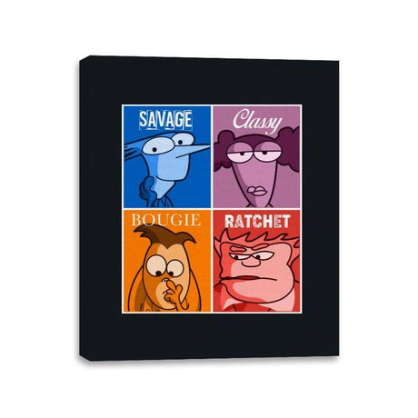 Home Savage - Canvas Wraps Canvas Wraps RIPT Apparel 11x14 / Black