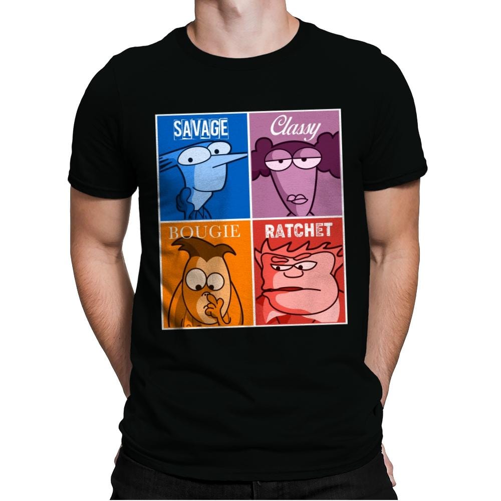 Home Savage - Mens Premium T-Shirts RIPT Apparel Small / Black