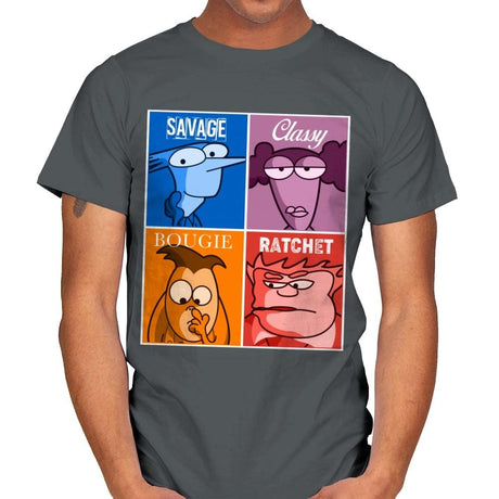Home Savage - Mens T-Shirts RIPT Apparel Small / Charcoal