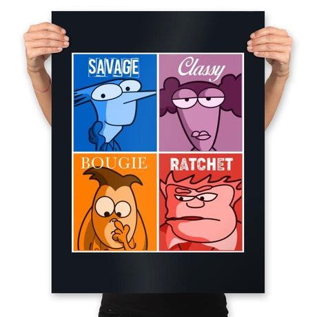 Home Savage - Prints Posters RIPT Apparel 18x24 / Black