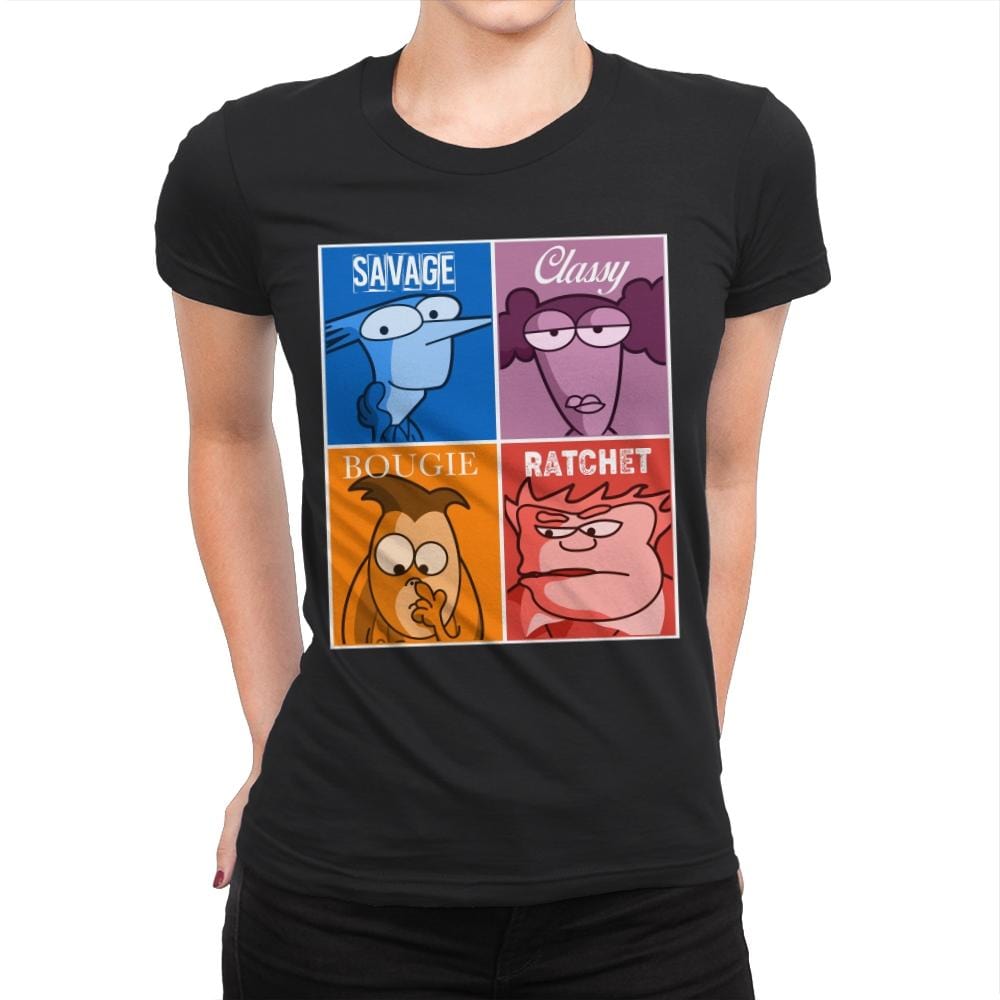 Home Savage - Womens Premium T-Shirts RIPT Apparel Small / Black