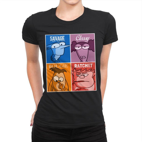 Home Savage - Womens Premium T-Shirts RIPT Apparel Small / Black