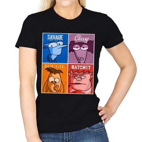 Home Savage - Womens T-Shirts RIPT Apparel Small / Black