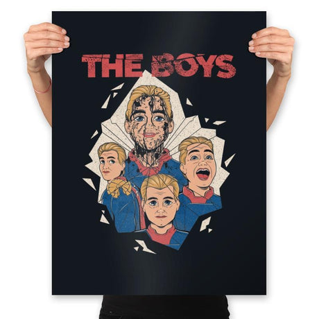 Homelander - The Boys - Prints Posters RIPT Apparel 18x24 / Black