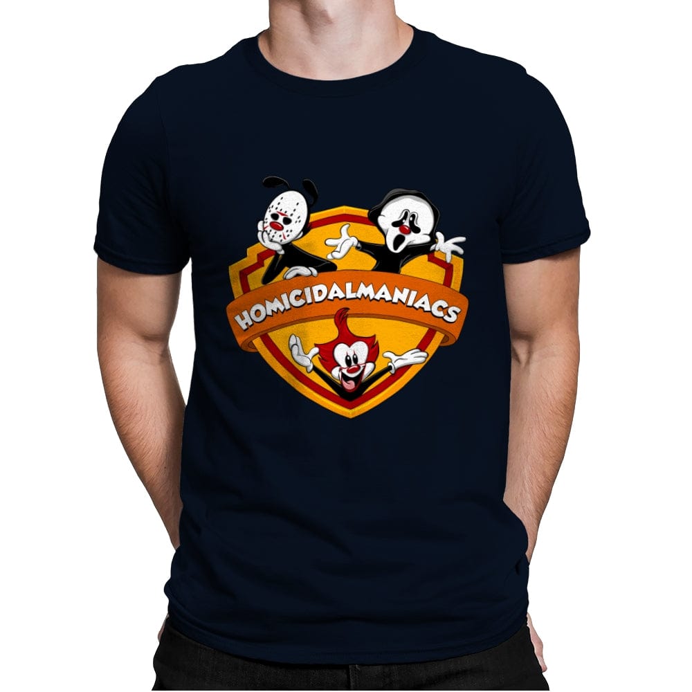 Homicidal Maniacs - Mens Premium T-Shirts RIPT Apparel Small / Midnight Navy