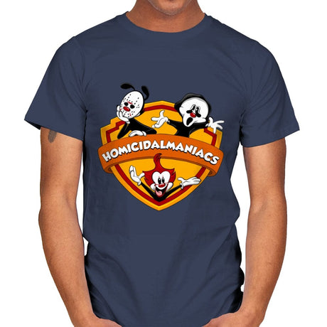 Homicidal Maniacs - Mens T-Shirts RIPT Apparel Small / Navy