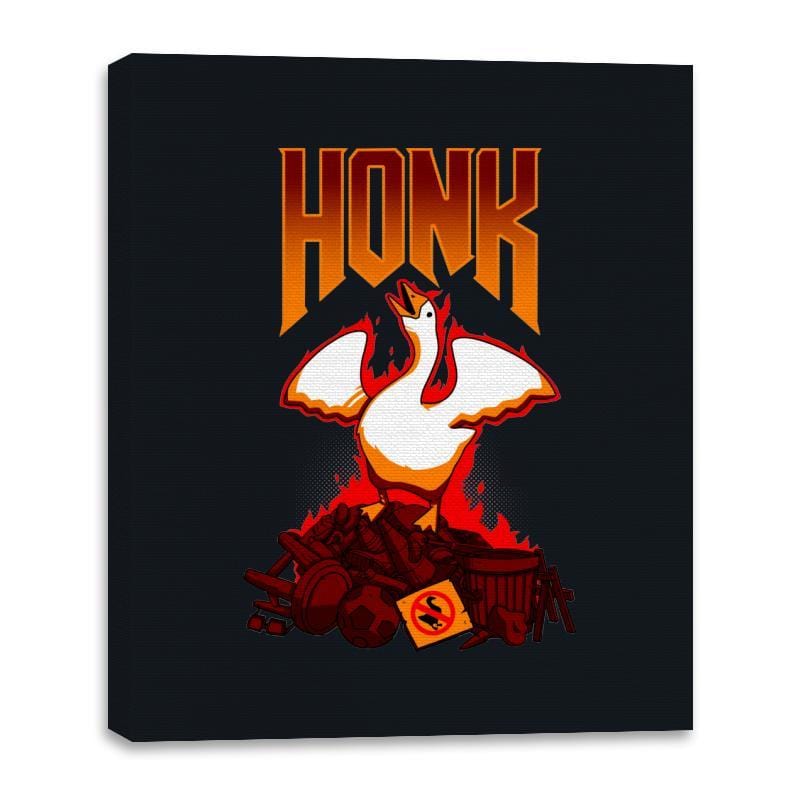 HONK! - Canvas Wraps Canvas Wraps RIPT Apparel 16x20 / Black