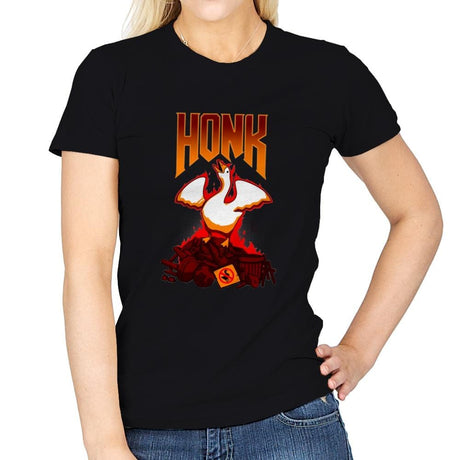 HONK! - Womens T-Shirts RIPT Apparel Small / Black