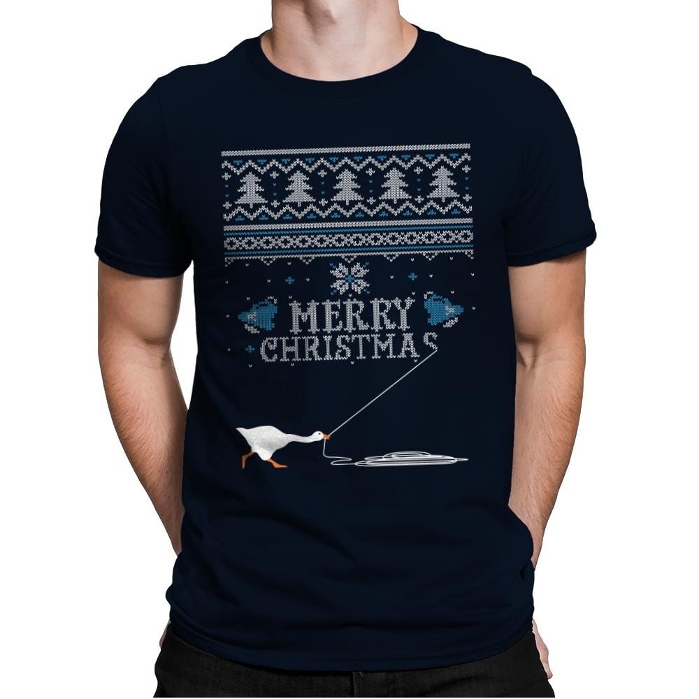Honked Christmas - Mens Premium T-Shirts RIPT Apparel Small / Midnight Navy