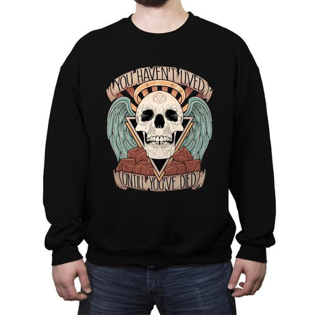 Honorary club of Dead Characters - Crew Neck Sweatshirt Crew Neck Sweatshirt RIPT Apparel