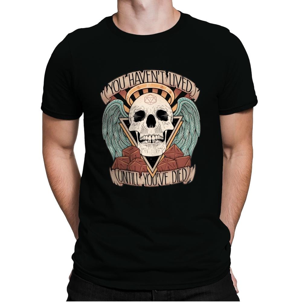 Honorary club of Dead Characters - Mens Premium T-Shirts RIPT Apparel Small / Black