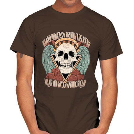 Honorary club of Dead Characters - Mens T-Shirts RIPT Apparel Small / Dark Chocolate