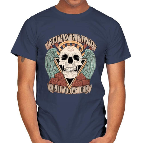 Honorary club of Dead Characters - Mens T-Shirts RIPT Apparel Small / Navy