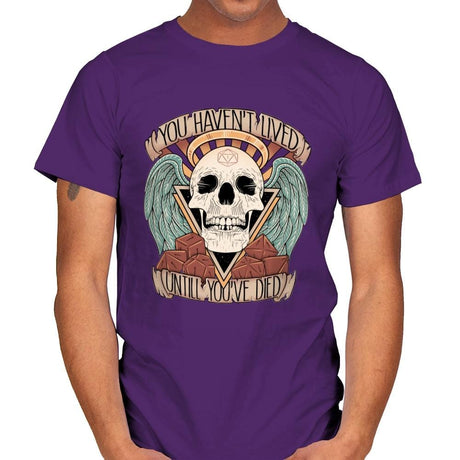 Honorary club of Dead Characters - Mens T-Shirts RIPT Apparel Small / Purple