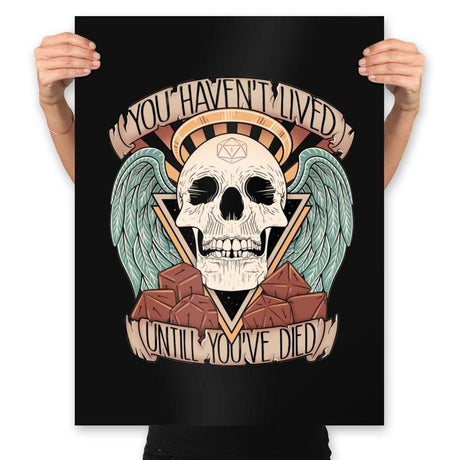 Honorary club of Dead Characters - Prints Posters RIPT Apparel 18x24 / Black