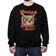 Hoot Owl - Crew Neck Sweatshirt Crew Neck Sweatshirt RIPT Apparel Small / Black