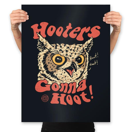 Hoot Owl - Prints Posters RIPT Apparel 18x24 / Black
