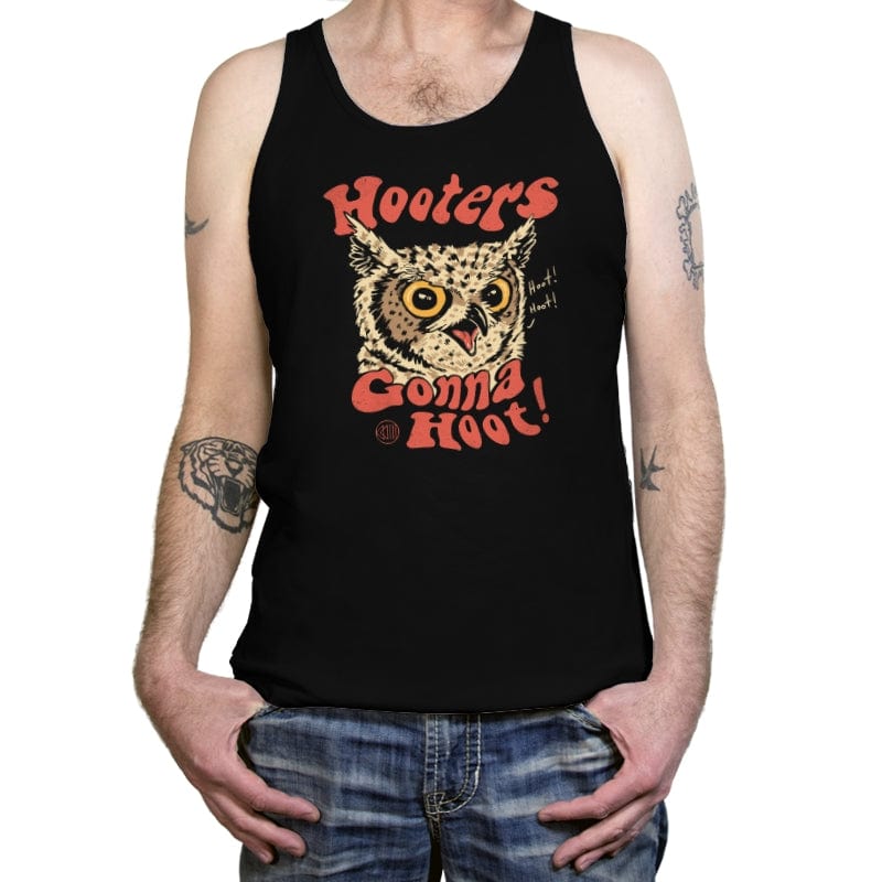 Hoot Owl - Tanktop Tanktop RIPT Apparel X-Small / Black