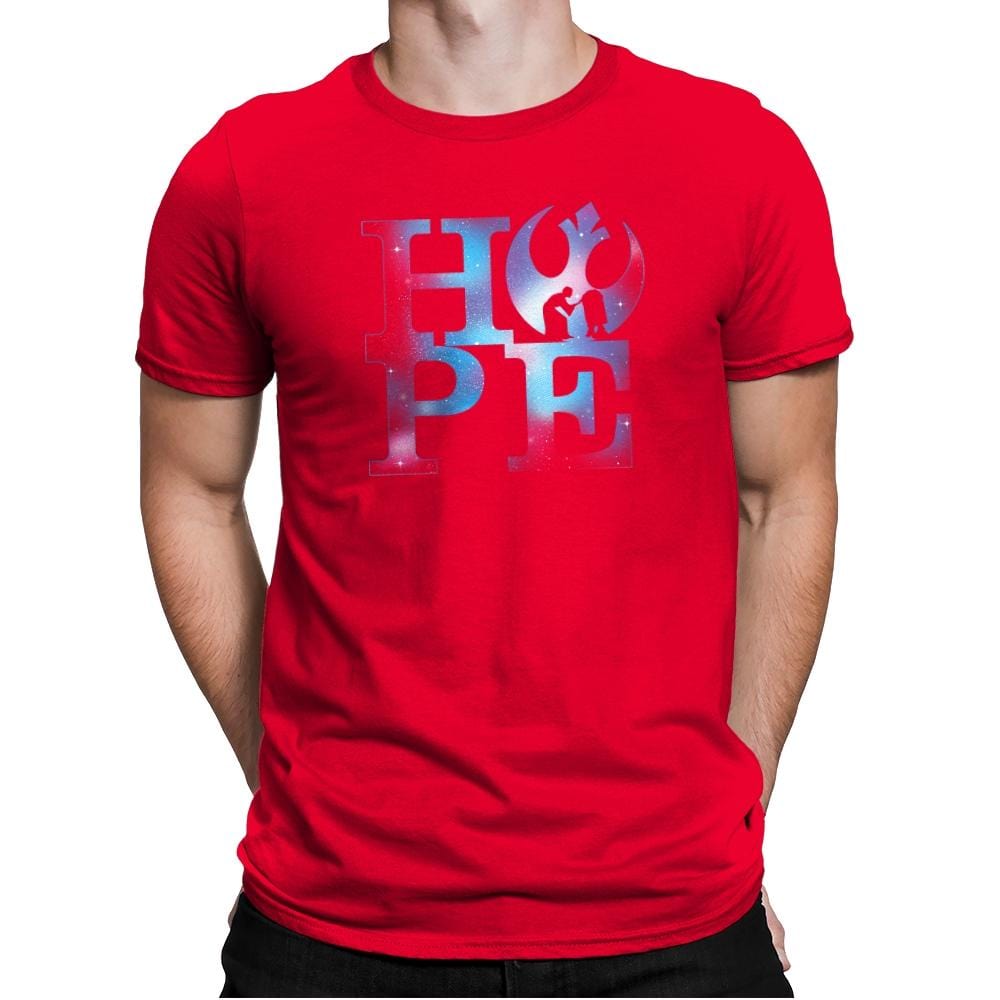 HOPE Exclusive - Mens Premium T-Shirts RIPT Apparel Small / Red