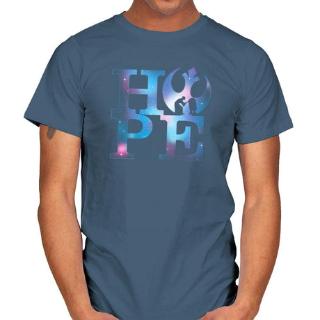 HOPE Exclusive - Mens T-Shirts RIPT Apparel Small / Indigo Blue