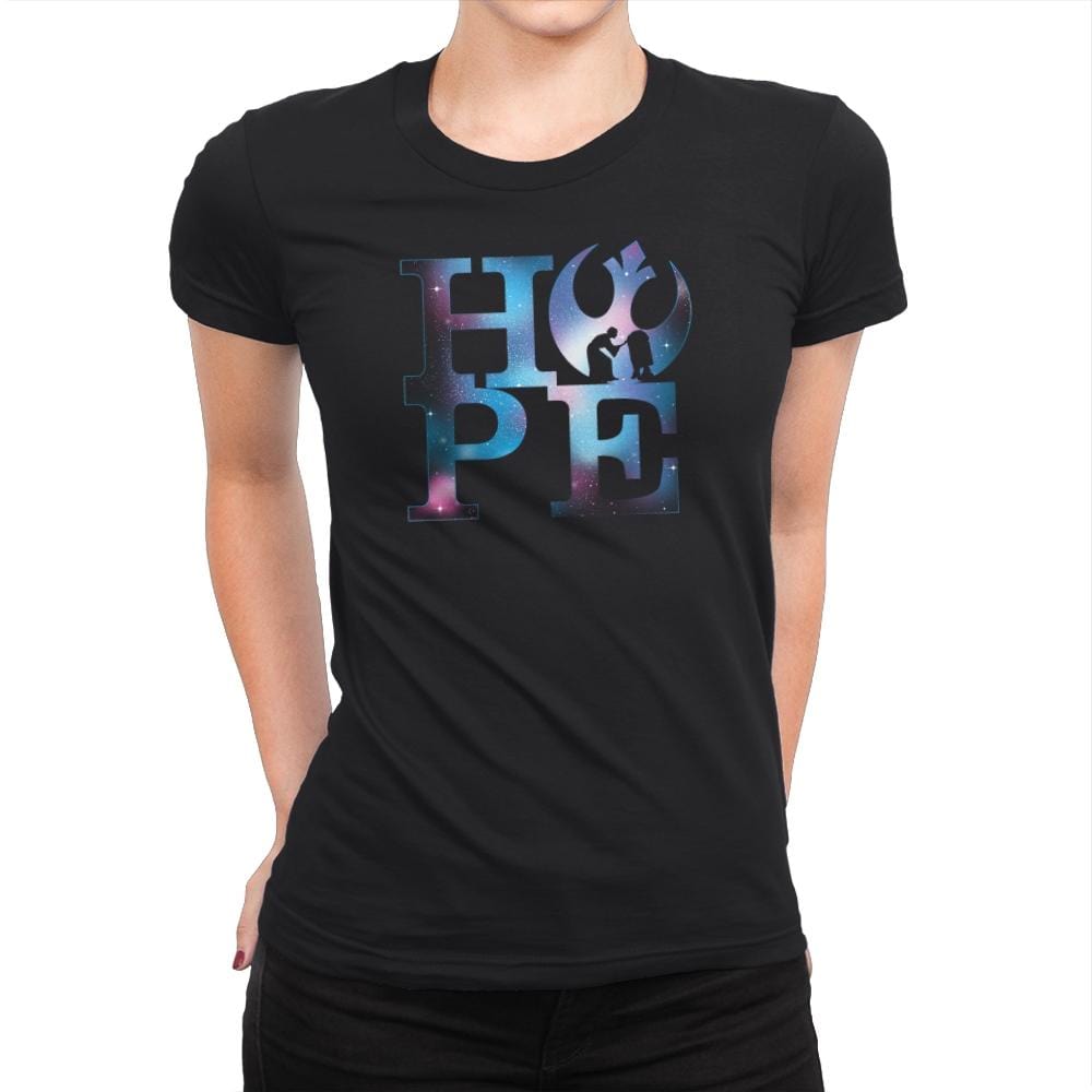 HOPE Exclusive - Womens Premium T-Shirts RIPT Apparel Small / Black