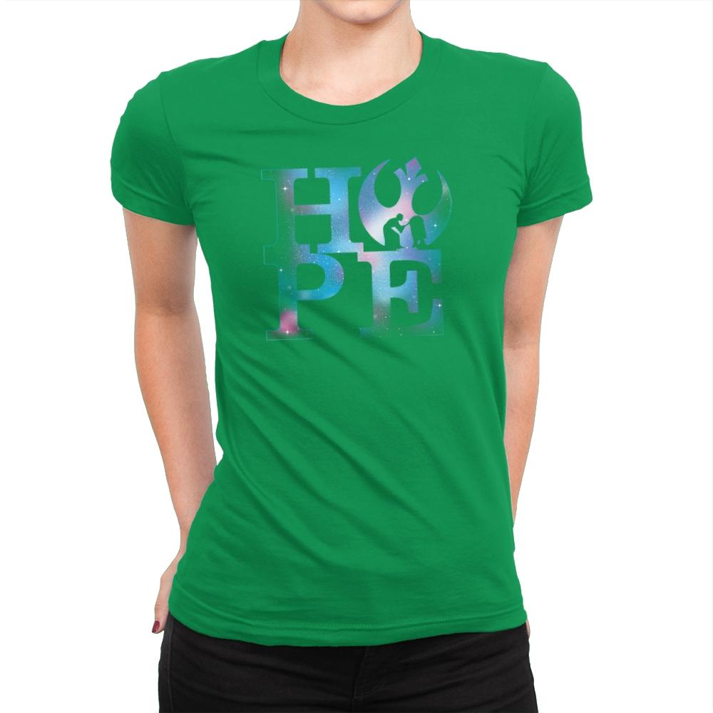 HOPE Exclusive - Womens Premium T-Shirts RIPT Apparel Small / Kelly Green