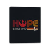 Hope Since 1977 - Canvas Wraps Canvas Wraps RIPT Apparel 11x14 / Black