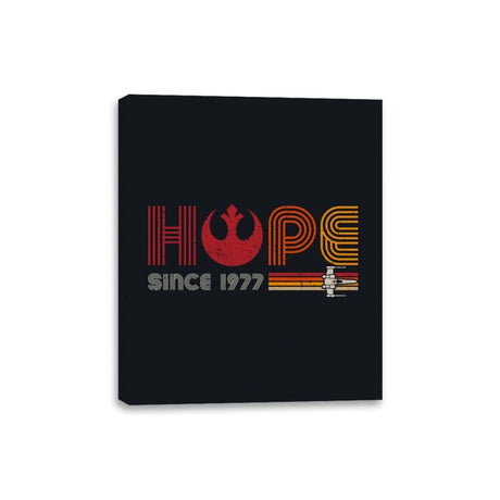 Hope Since 1977 - Canvas Wraps Canvas Wraps RIPT Apparel 8x10 / Black