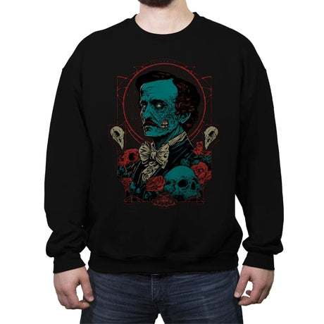 Horrific Portrait - Crew Neck Sweatshirt Crew Neck Sweatshirt RIPT Apparel Small / Black