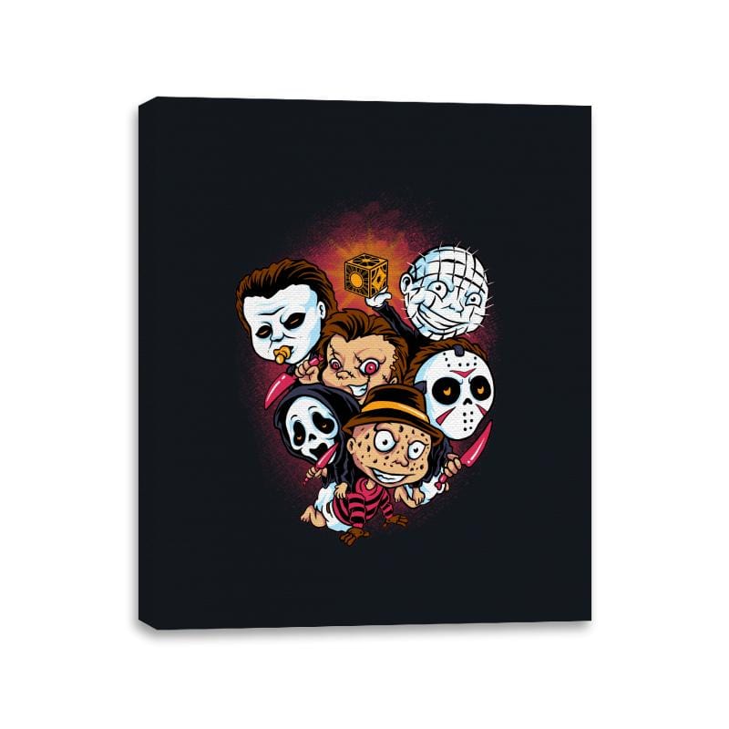 Horror Babies - Canvas Wraps Canvas Wraps RIPT Apparel 11x14 / Black
