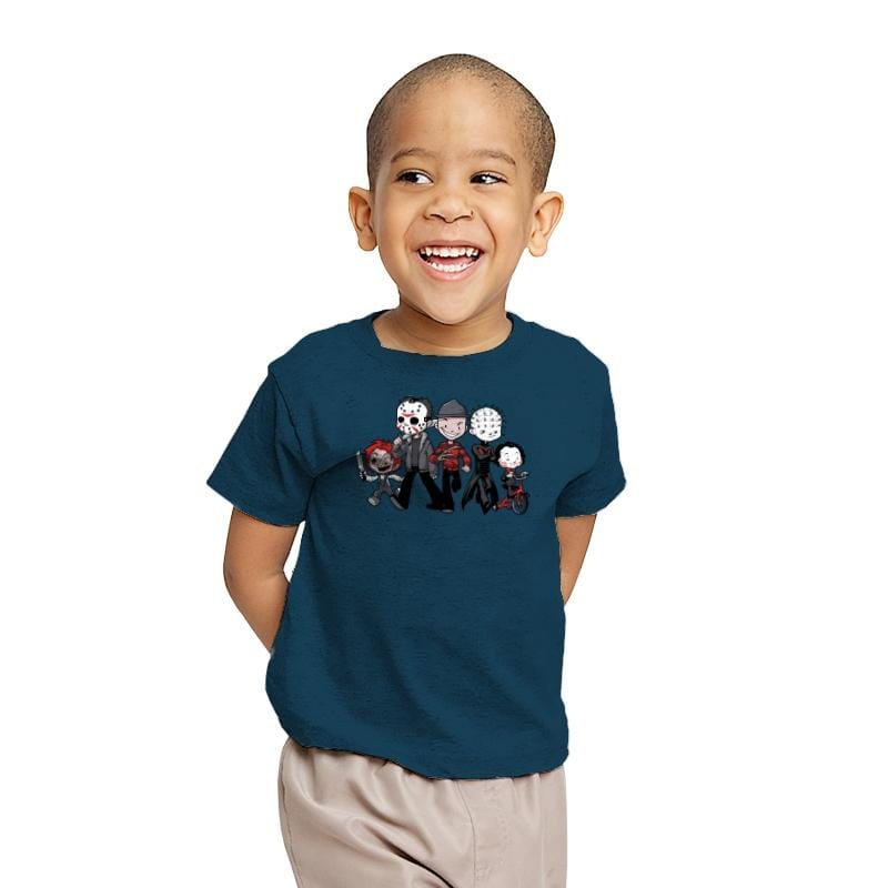 Horror BFFs - Youth T-Shirts RIPT Apparel X-small / Indigo
