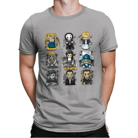 Horror Dolls - Mens Premium T-Shirts RIPT Apparel Small / Light Grey