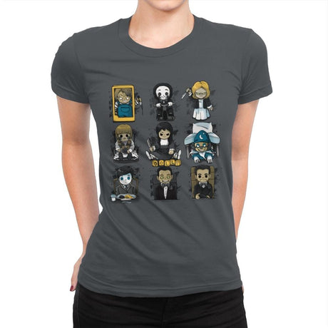 Horror Dolls - Womens Premium T-Shirts RIPT Apparel Small / Heavy Metal