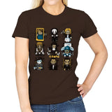 Horror Dolls - Womens T-Shirts RIPT Apparel Small / Dark Chocolate