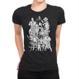 Horror Doodle - Womens Premium T-Shirts RIPT Apparel Small / Black