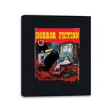 Horror Fiction - Canvas Wraps Canvas Wraps RIPT Apparel 11x14 / Black