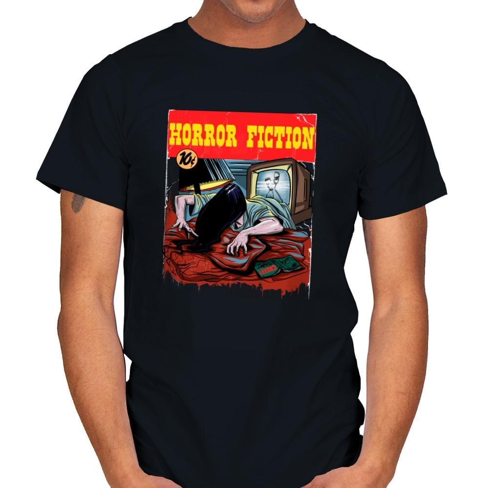 Horror Fiction - Mens T-Shirts RIPT Apparel Small / Black