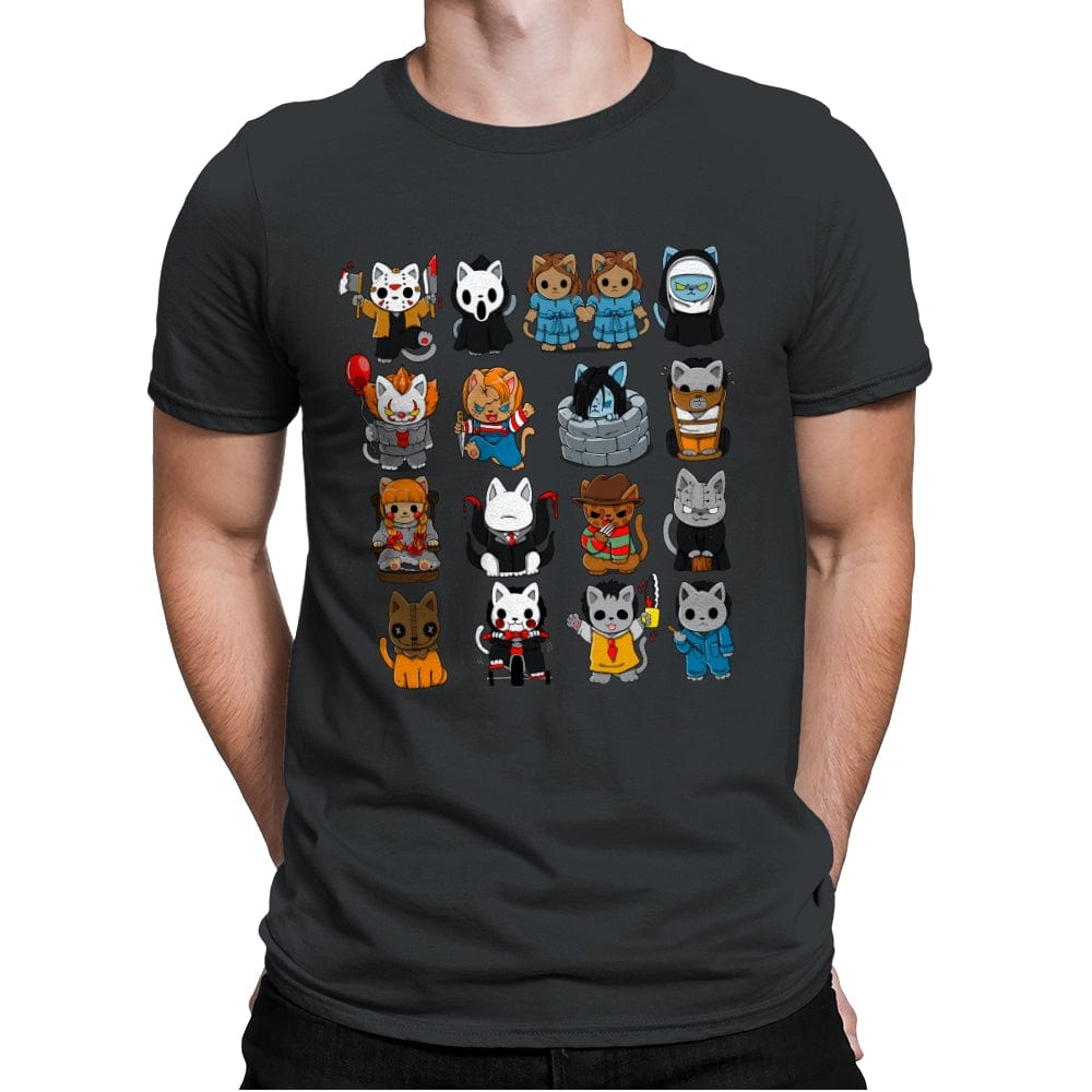 Horror Kittens - Mens Premium T-Shirts RIPT Apparel Small / Heavy Metal
