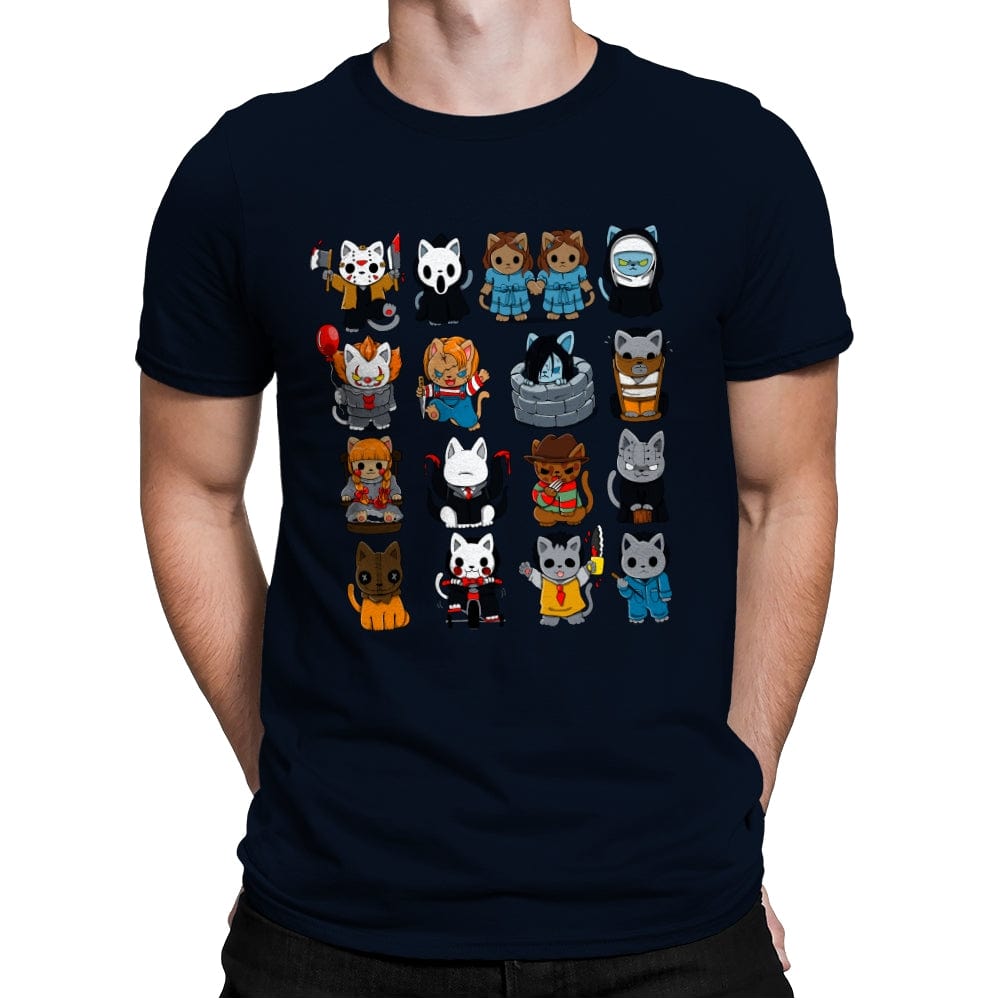 Horror Kittens - Mens Premium T-Shirts RIPT Apparel Small / Midnight Navy
