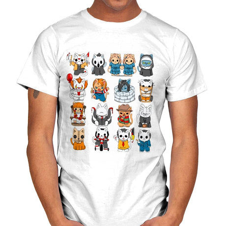 Horror Kittens - Mens T-Shirts RIPT Apparel Small / White