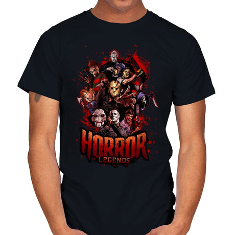 Horror Legends - Mens T-Shirts RIPT Apparel Small / Black