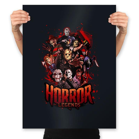 Horror Legends - Prints Posters RIPT Apparel 18x24 / Black