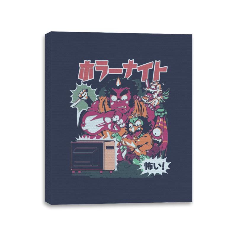 Horror Night - Canvas Wraps Canvas Wraps RIPT Apparel 11x14 / Navy
