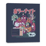 Horror Night - Canvas Wraps Canvas Wraps RIPT Apparel 16x20 / Navy