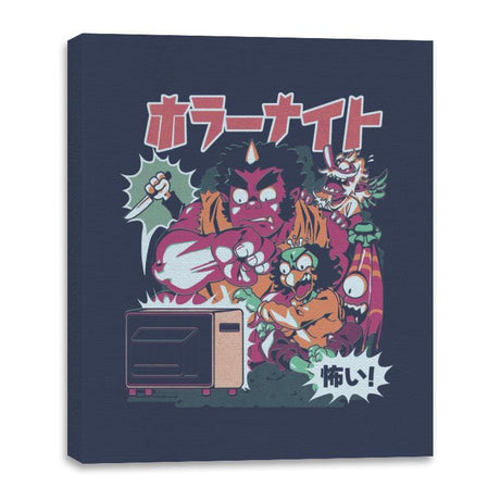 Horror Night - Canvas Wraps Canvas Wraps RIPT Apparel 16x20 / Navy